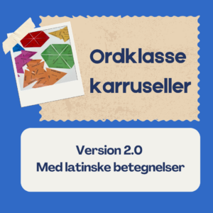 Karruseller med ordklasser 2.0