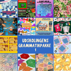 Udskolingens grammatikpakke 1 – 11 varierede grammatikspil og aktiviteter