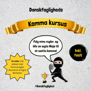 Kommakursus – gør dine elever til komma-ninjaer (inkl. facit)