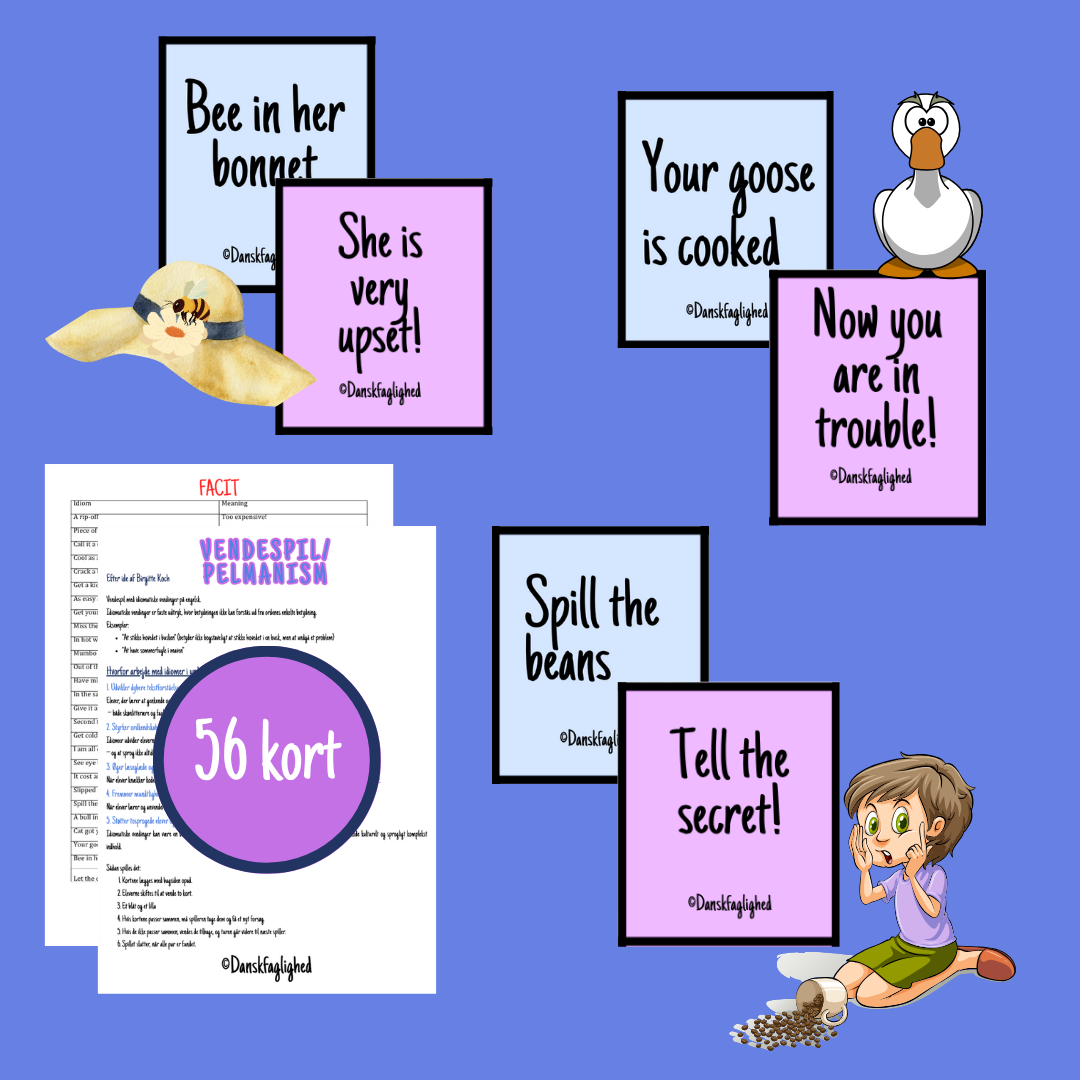 Vendespil med engelske talemåder