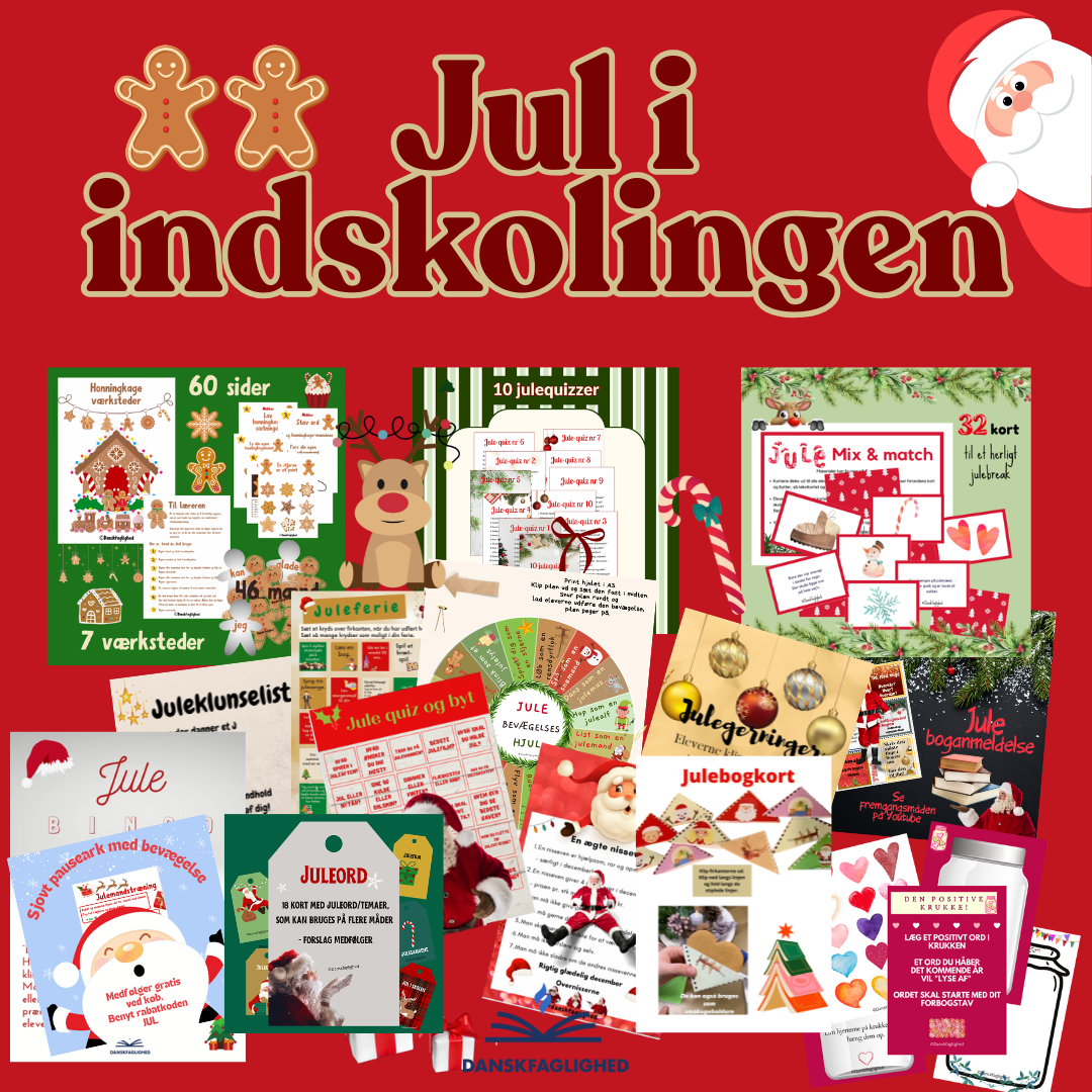 Jul i indskolingen – 15 sjove og faglige juleaktiviteter til dansk og bevægelse