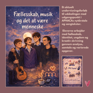 Fællesskab, musik og det at være menneske – undervisningsforløb med APHACA ♥️